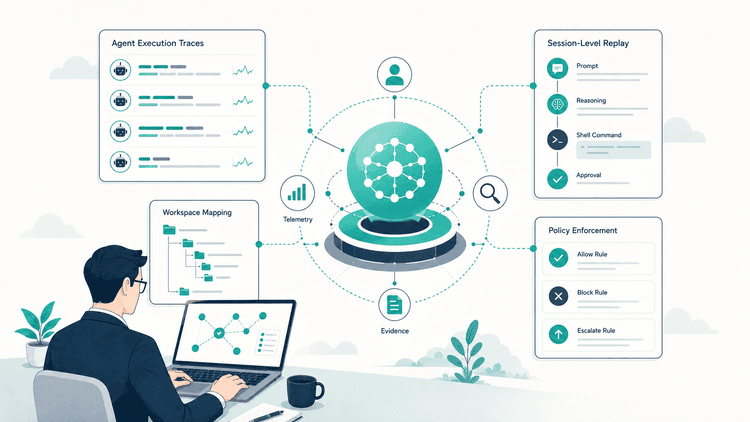 KonaSense Agent Execution Traces dashboard
